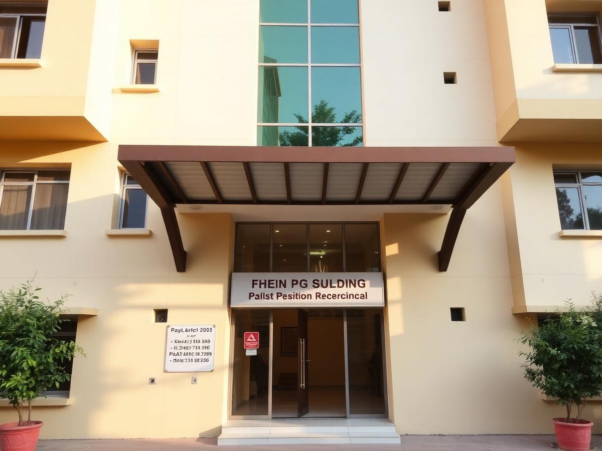 Exterior of Vrinda Girls PG building