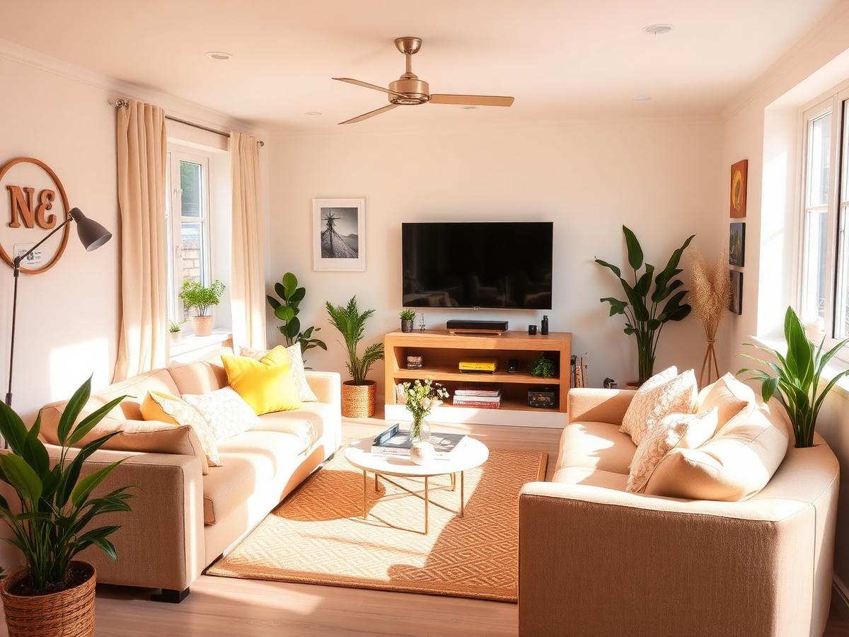 Common lounge with TV